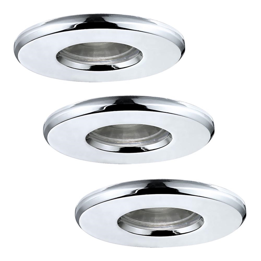 Eglo - SET 3x LED Svjetiljka za kupaonicu IGOA 1xLED/3,3W/230V IP44