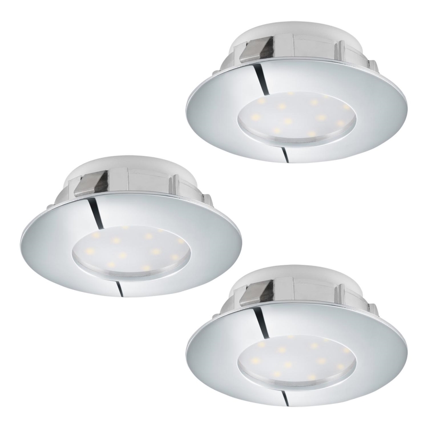 Eglo - SET 3x LED ugradna svjetiljka PINEDA 1xLED/4,9W/230V