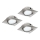 Eglo - SET 3x LED ugradna svjetiljka PINEDA 1xLED/4,9W/230V