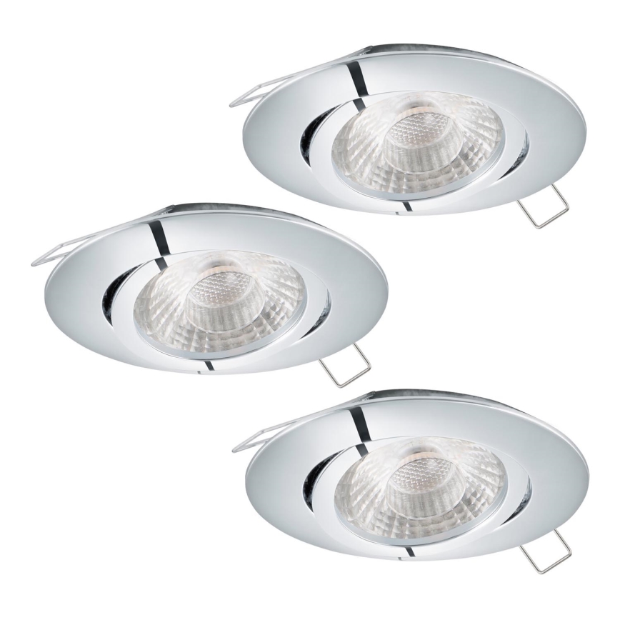 Eglo - SET 3x LED ugradna svjetiljka TEDO 3xGU10-LED/5W/230V