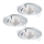 Eglo - SET 3x LED ugradna svjetiljka TEDO 3xGU10-LED/5W/230V