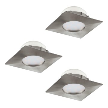 Eglo - SET 3x LED ugradne svjetiljke PINEDA LED/6W/230V