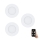 Eglo - SET 3xLED Prigušiva ugradbena svjetiljka FUEVA-Z  LED/2,8W/230V IP44