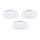 Eglo - set od 3 LED ugradnih stropnih svjetiljki FUEVA-RW 1x LED/2,8W/230V, promjer 8,5 cm