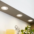 Eglo - Set od 3 ugradne stropne svjetiljke SARTIANO LED/5W/230V