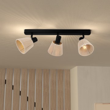 Eglo - Spot svjetiljka 3xE14/40W/230V bež/crna