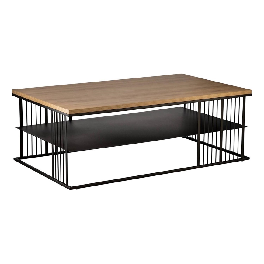 Eglo - Stolić za kavu 36x100 cm smeđa/crna - FSC certificirano
