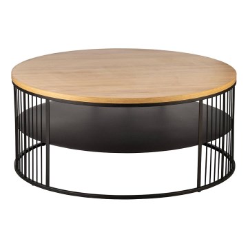 Eglo - Stolić za kavu 36x80 cm smeđa/crna - FSC certificirano