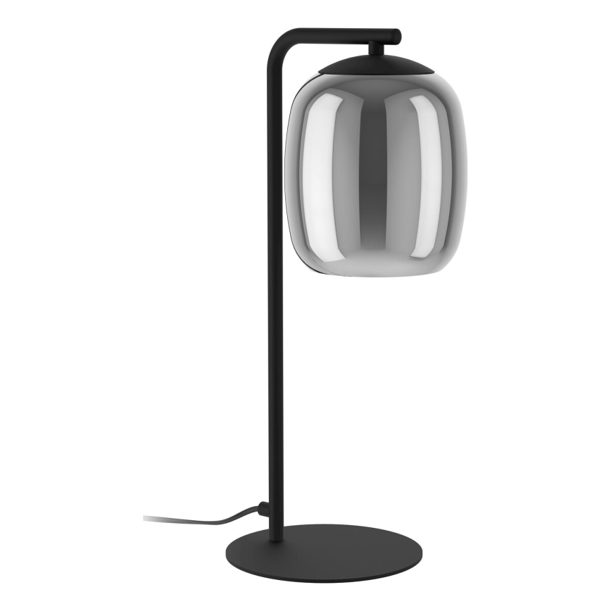Eglo - Stolna lampa 1xE27/28W/230V siva