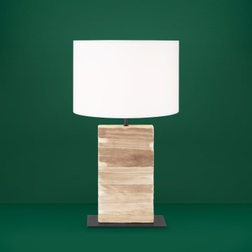 Eglo - Stolna lampa 1xE27/40W/230V 62,5 cm smeđa