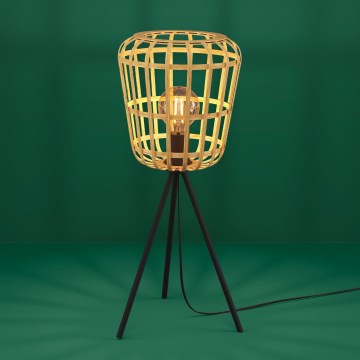 Eglo - Stolna lampa 1xE27/40W/230V bambus