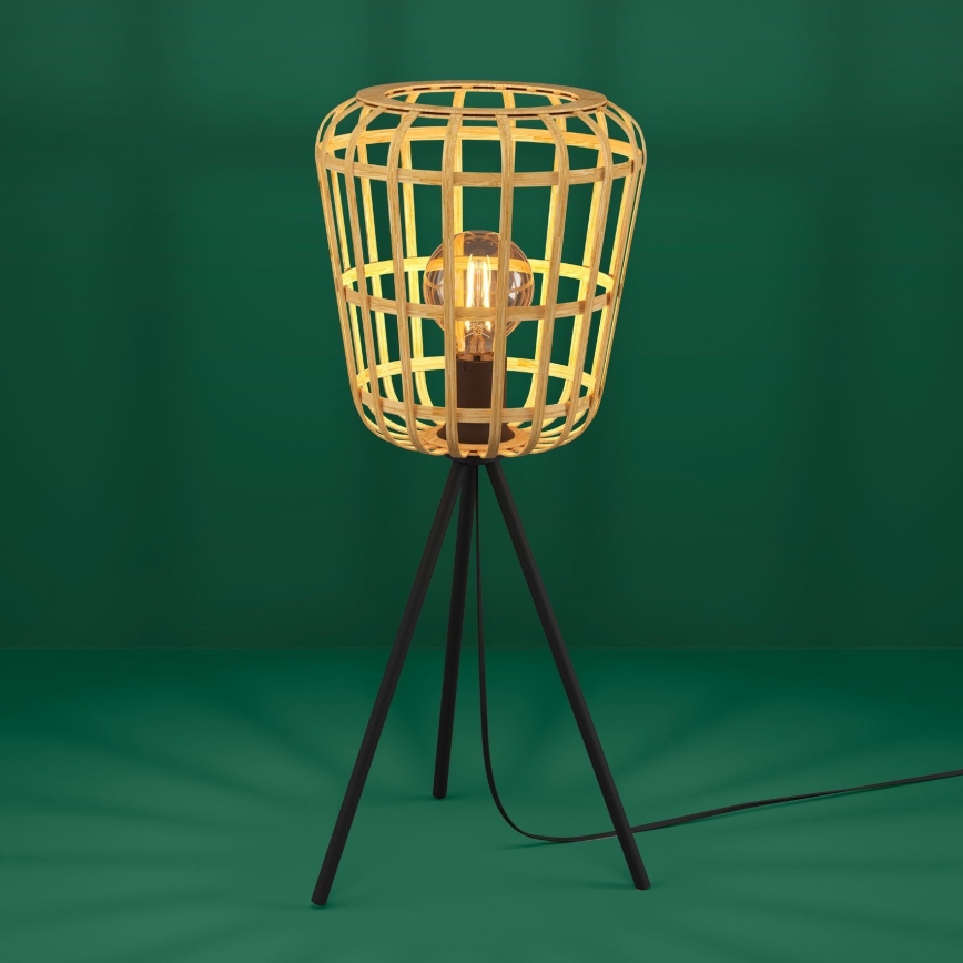 Eglo - Stolna lampa 1xE27/40W/230V bambus