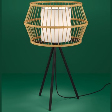 Eglo - Stolna lampa 1xE27/40W/230V bambus