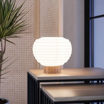 Eglo - Stolna lampa 1xE27/40W/230V bijela/bež