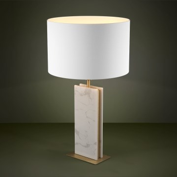Eglo - Stolna lampa 1xE27/40W/230V bijela