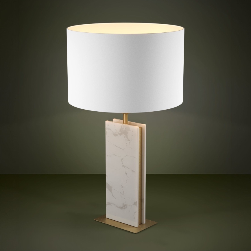 Eglo - Stolna lampa 1xE27/40W/230V bijela