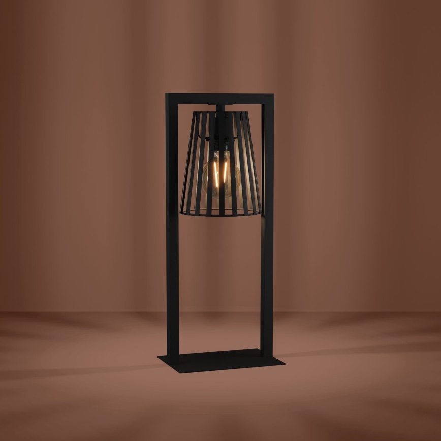 Eglo - Stolna lampa 1xE27/40W/230V crna