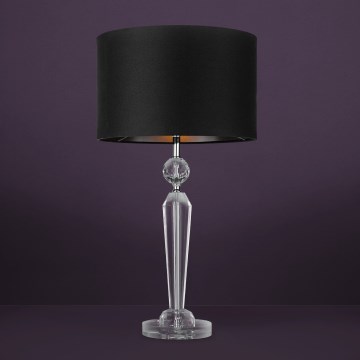 Eglo - Stolna lampa 1xE27/40W/230V crna