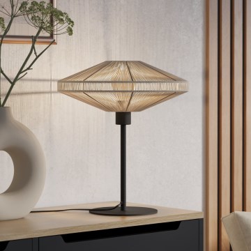 Eglo - Stolna lampa 1xE27/40W/230V krem boje