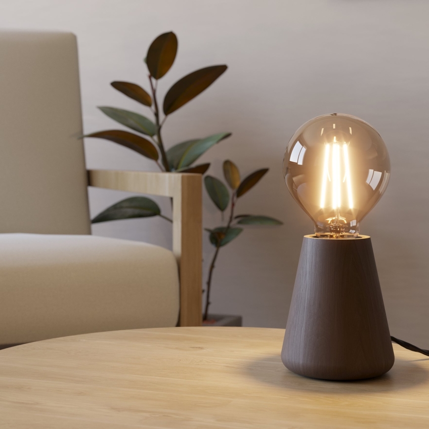 Eglo - Stolna lampa 1xE27/40W/230V smeđa