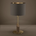 Eglo - Stolna lampa 1xE27/40W/230V smeđa/zlatna