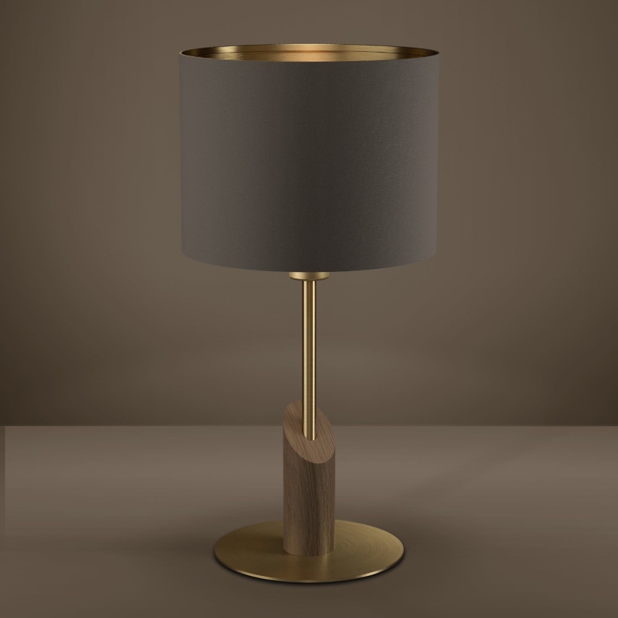 Eglo - Stolna lampa 1xE27/40W/230V smeđa/zlatna