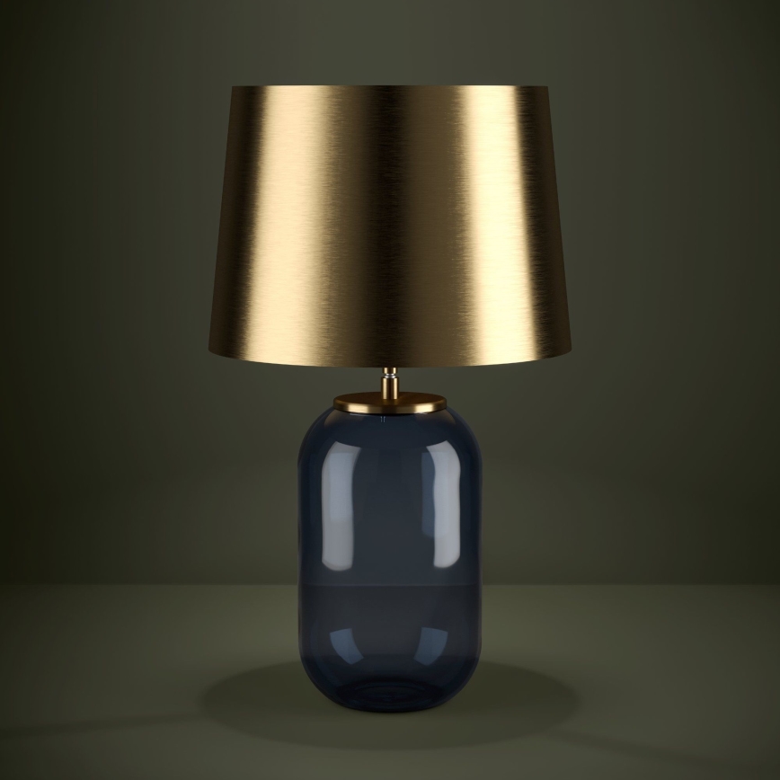 Eglo - Stolna lampa 1xE27/40W/230V zlatna/plava