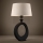 Eglo - Stolna lampa 1xE27/60W/230V 52,5 cm crna/krem