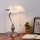 Eglo - Stolna lampa 1xE27/60W/230V bijela/sjajni krom