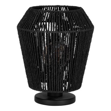 Eglo - Stolna lampa 1xE27/60W/230V crna