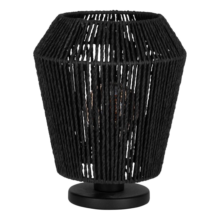 Eglo - Stolna lampa 1xE27/60W/230V crna