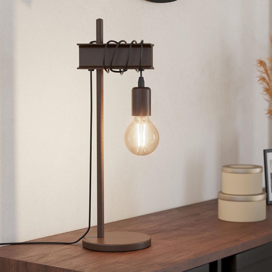 Eglo - Stolna lampa TOWNSHEND 1xE27/10W/230V