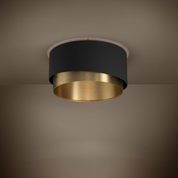 Eglo - Stropna svjetiljka 1xE27/40W/230V crna/zlatna