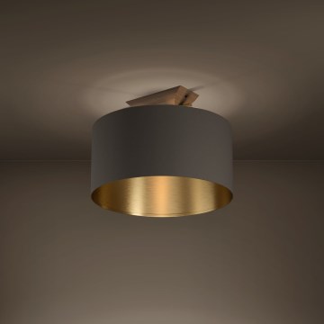 Eglo - Stropna svjetiljka 1xE27/40W/230V smeđa/zlatna