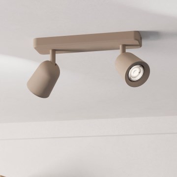 Eglo - Stropni spot 2xGU10/10W/230V bež