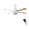 Eglo - Stropni ventilator 1xE27/60W/230V + daljinski upravljač