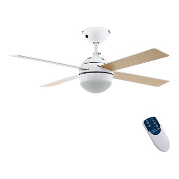 Eglo - Stropni ventilator 1xE27/60W/230V + daljinski upravljač