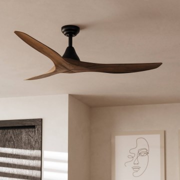 Eglo - Stropni ventilator promjera 132 cm smeđi + daljinski upravljač