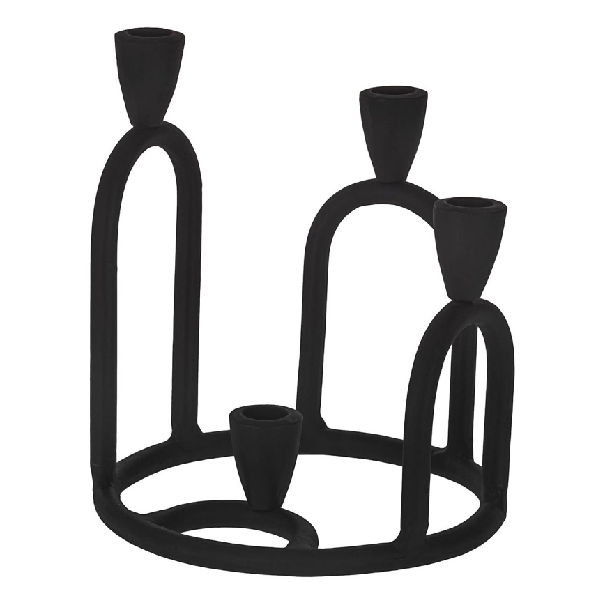 Eglo - Svijećnjak 22,5x19,5 cm crne boje