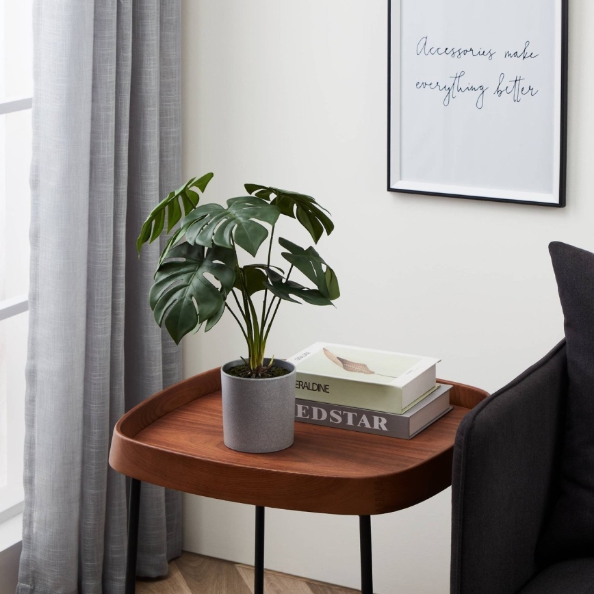 Eglo - Umjetna biljka u tegli za cvijeće 42x30 cm monstera