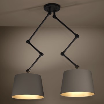 Eglo - Viseći luster 2xE27/40W/230V smeđa