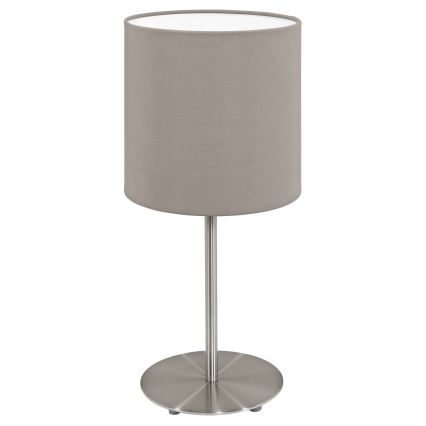 Eglo - Zamjensko sjenilo za stolnu lampu PASTERI siva pr. 14,7 cm