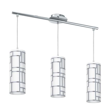 Eglo - Zamjensko staklo za luster i lampu BAYMAN bijela/sjajni krom