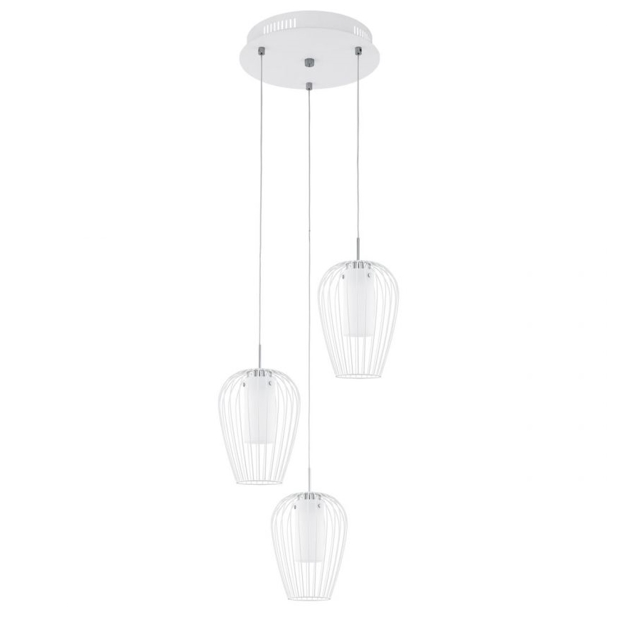 Eglo - Zamjensko staklo za luster i stolnu lampu VENCINO bijela