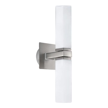 EGLO - Zidna kupaonska svjetiljka 2xG9/40W s opalnim staklom IP44