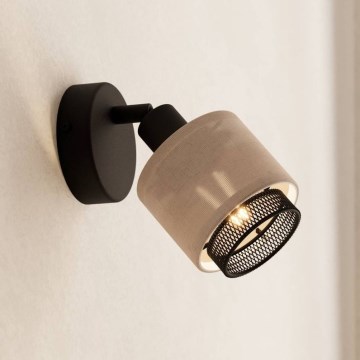 Eglo - Zidna reflektorska svjetiljka 1xE14/40W/230V crna/bež