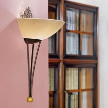 EGLO - Zidna svjetiljka 1 x E27/60W antička smeđa / zlatna