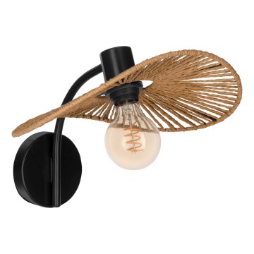 Eglo - Zidna svjetiljka 1xE27/42W/230V smeđa/crna