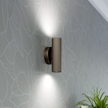 Eglo - Zidna svjetiljka 2xGU10/5W/230V smeđa