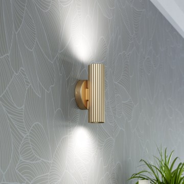 Eglo - Zidna svjetiljka 2xGU10/5W/230V zlatna